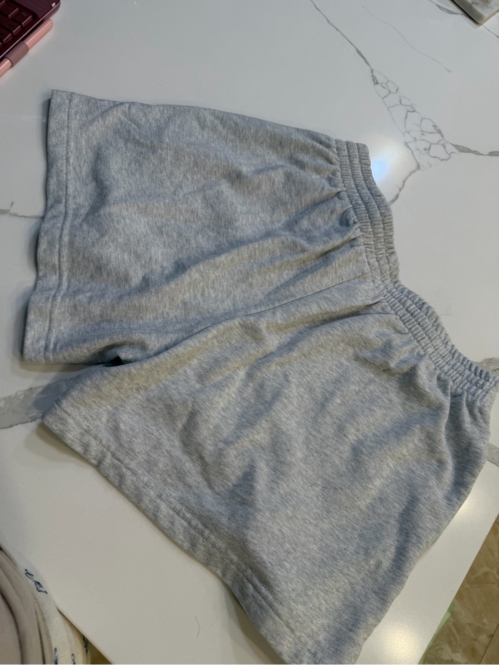 Champion Women's Light Gray Athletic Lounge Shorts